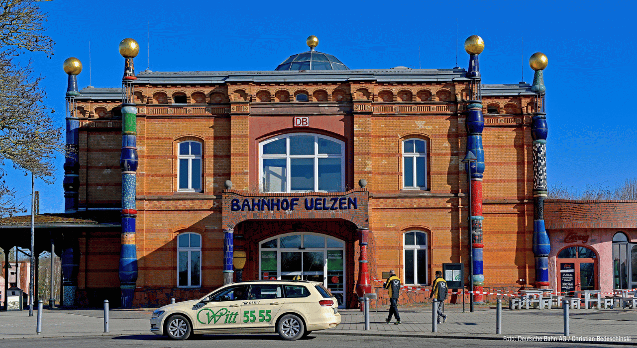 Tag der Schiene im Hundertwasser Bahnhof in Uelzen