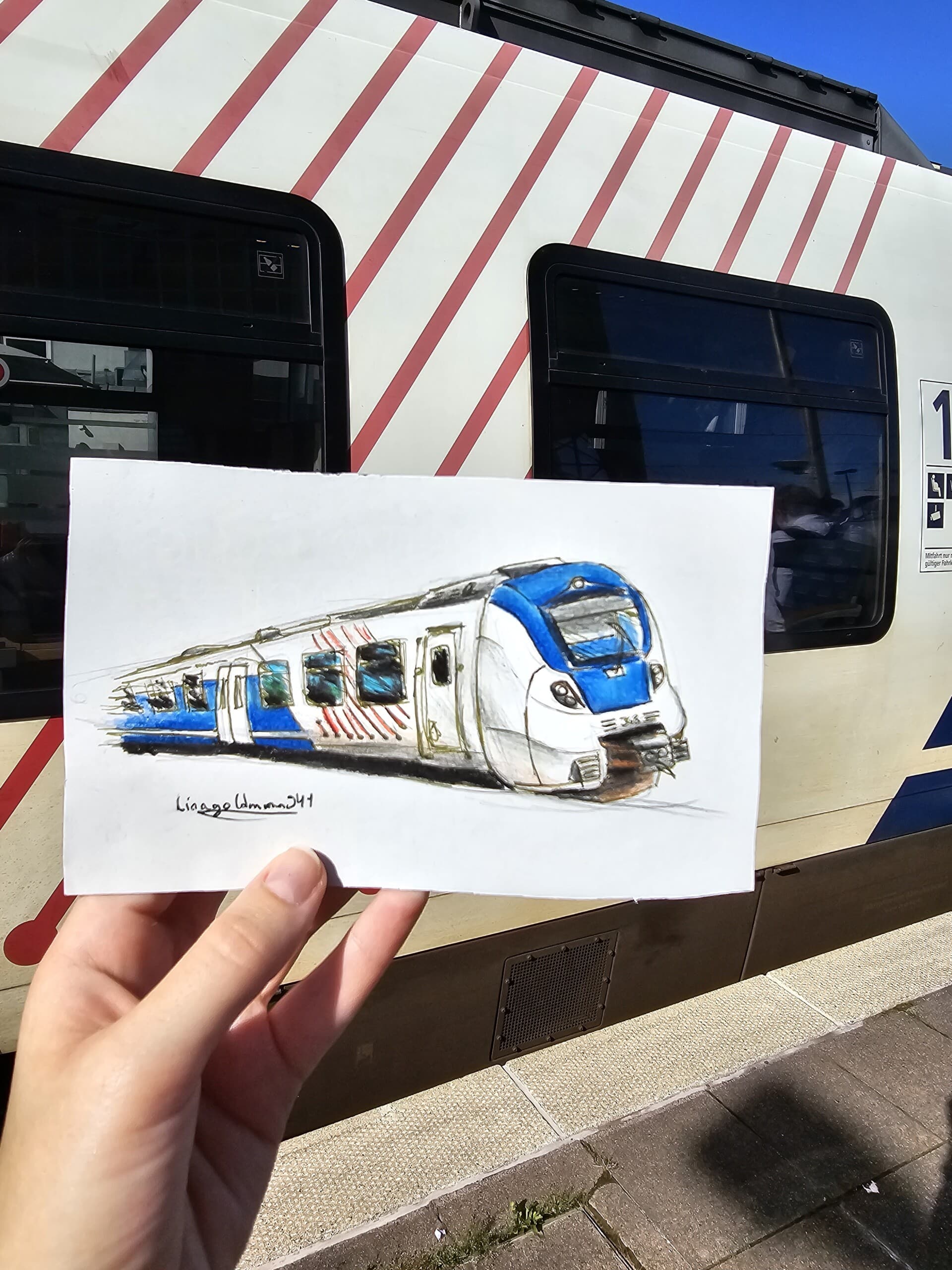 Bei National Express ging es 2023 künstlerisch zu.