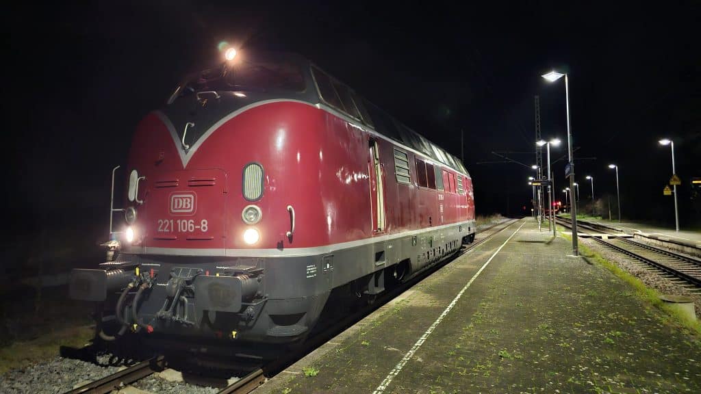 Mondscheinfahrt von Lübeck nach Lehrte (Rückfahrt)