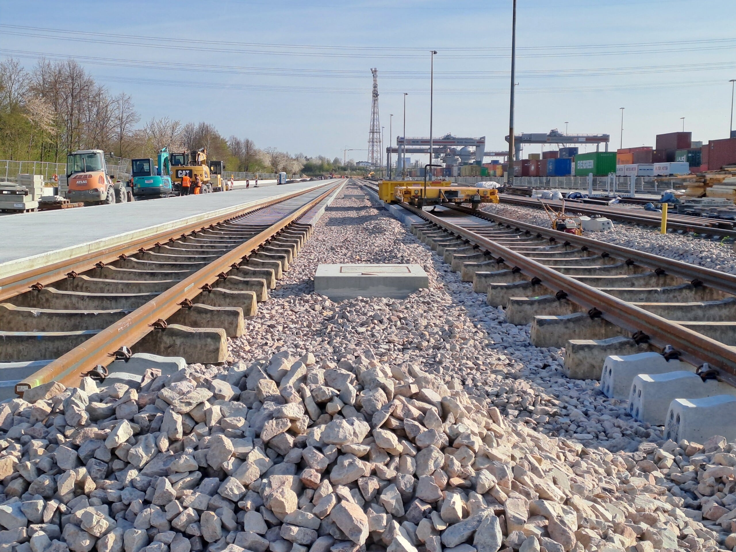 Baustellen- und Terminalführung im Umschlagbahnhof Kornwestheim
