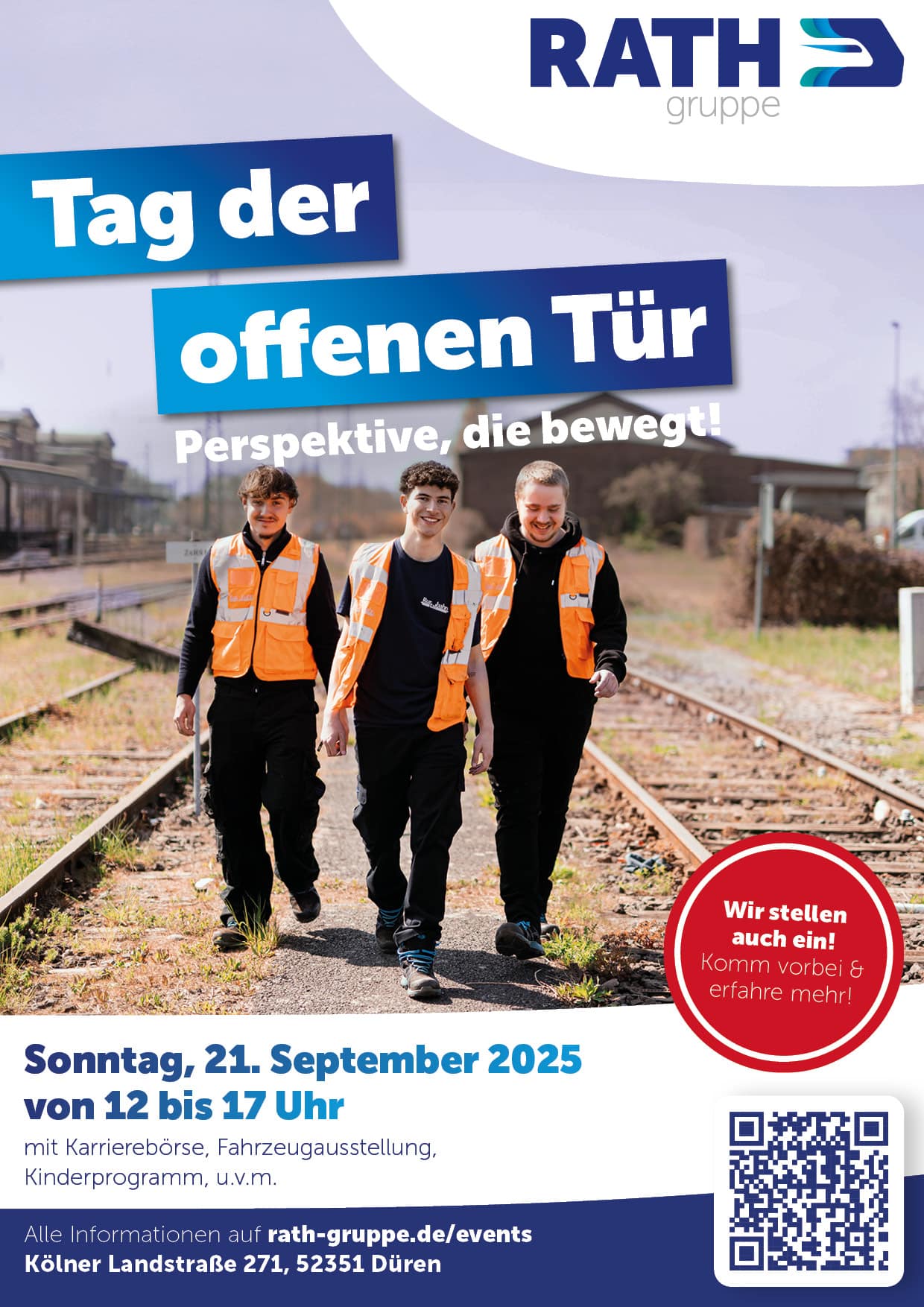 Entdecke, wer uns bewegt – bei der RATH Gruppe in Düren