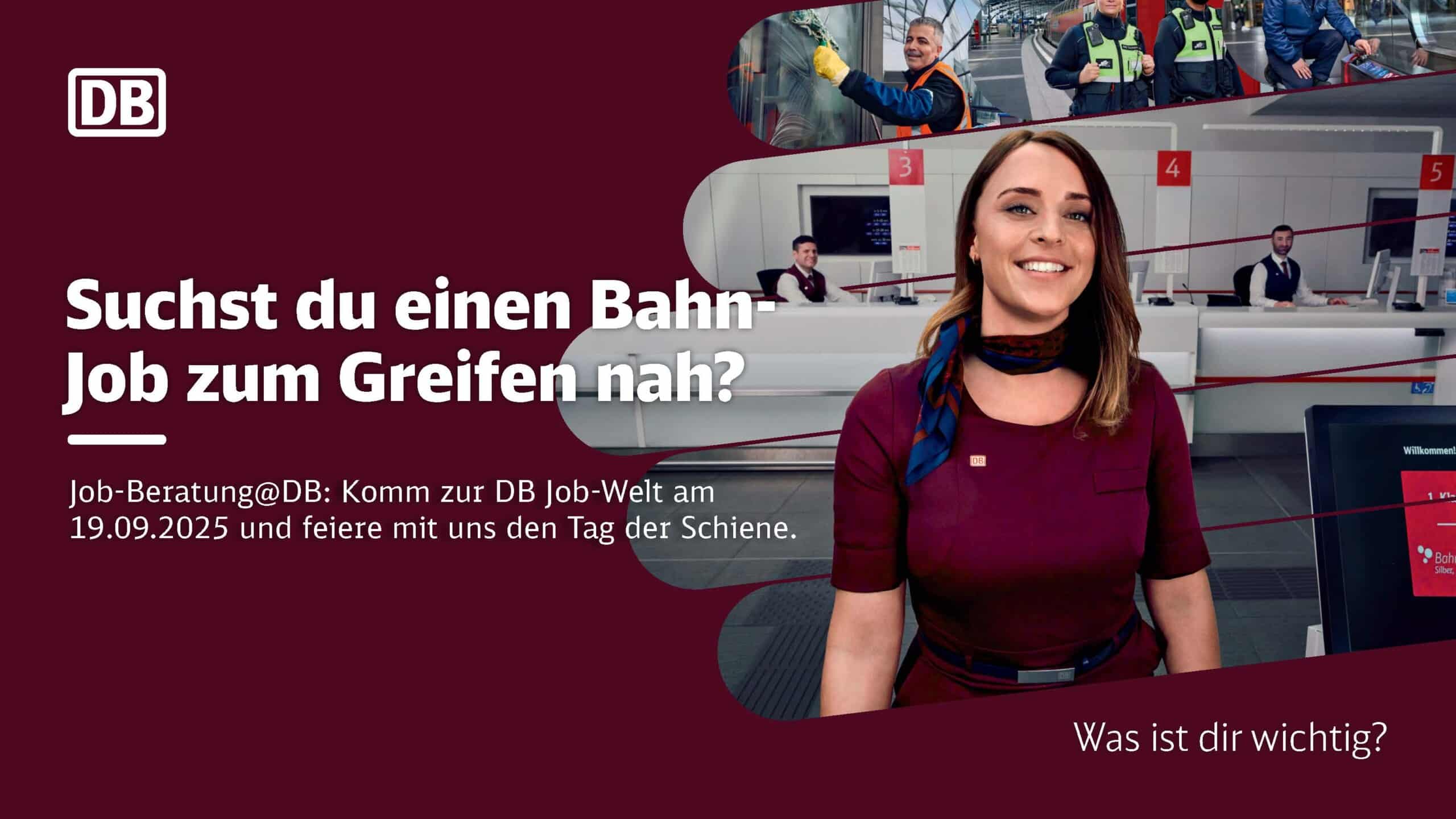 Job-Beratung@DB: Bahnjobs zum Greifen nah