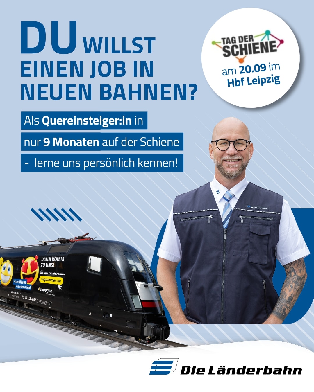 Job in neuen Bahnen? Lerne die Länderbahn kennen!