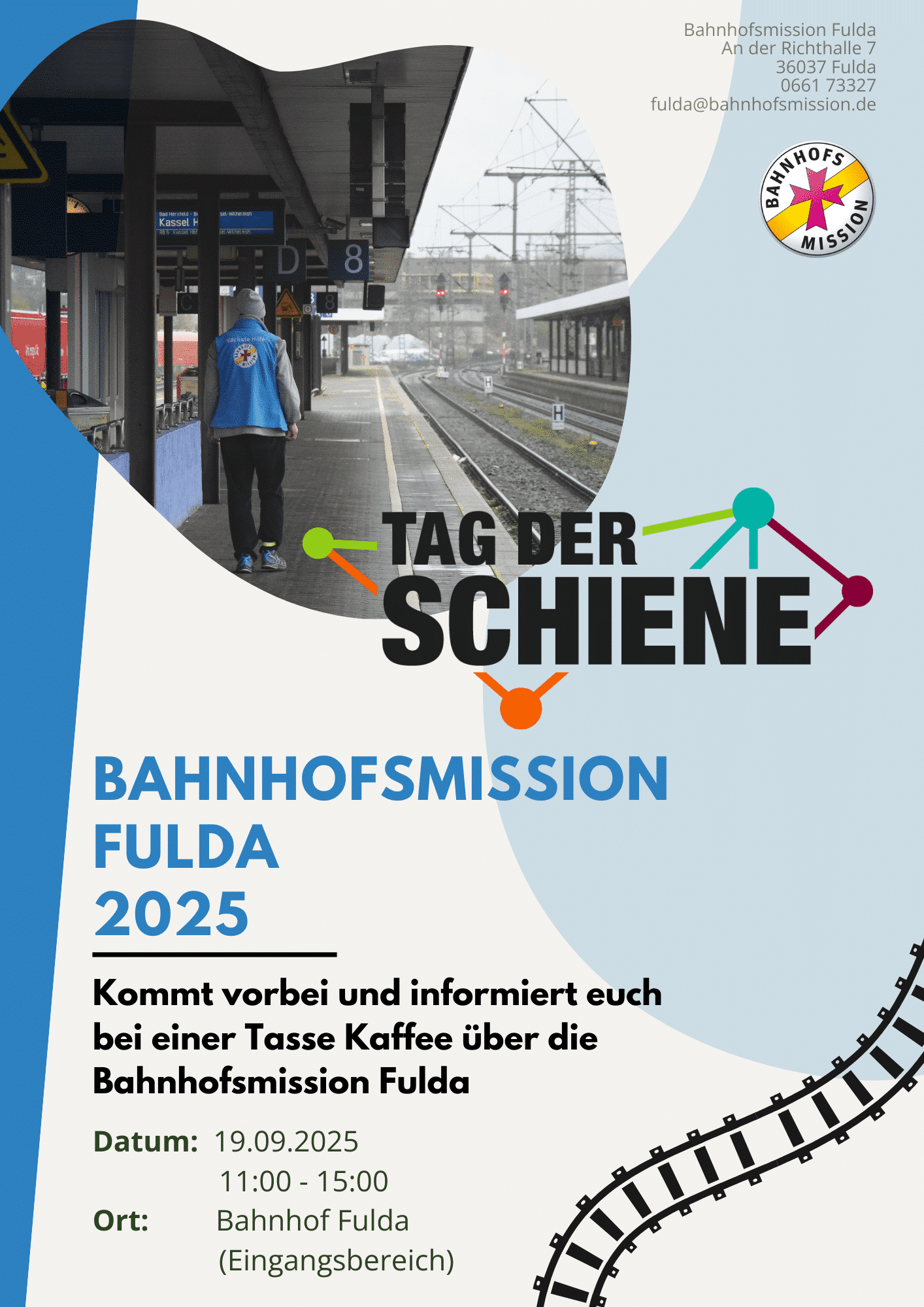 Infostand Bahnhofsmission Fulda