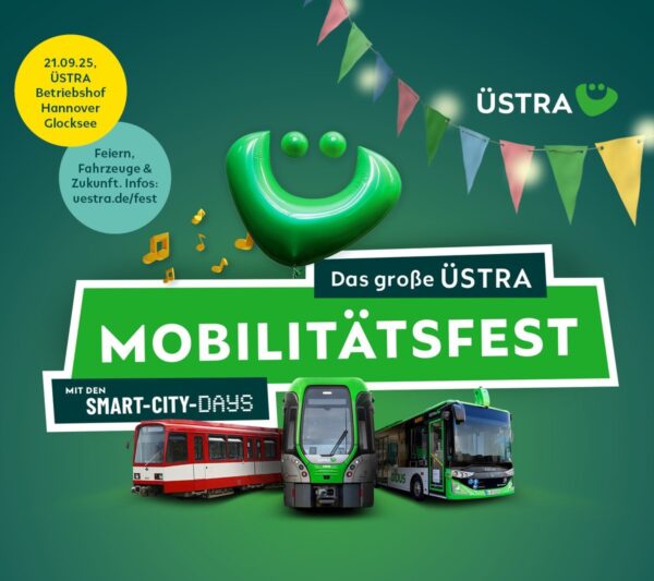 ÜSTRA Werbelayout für Mobilitätsfest