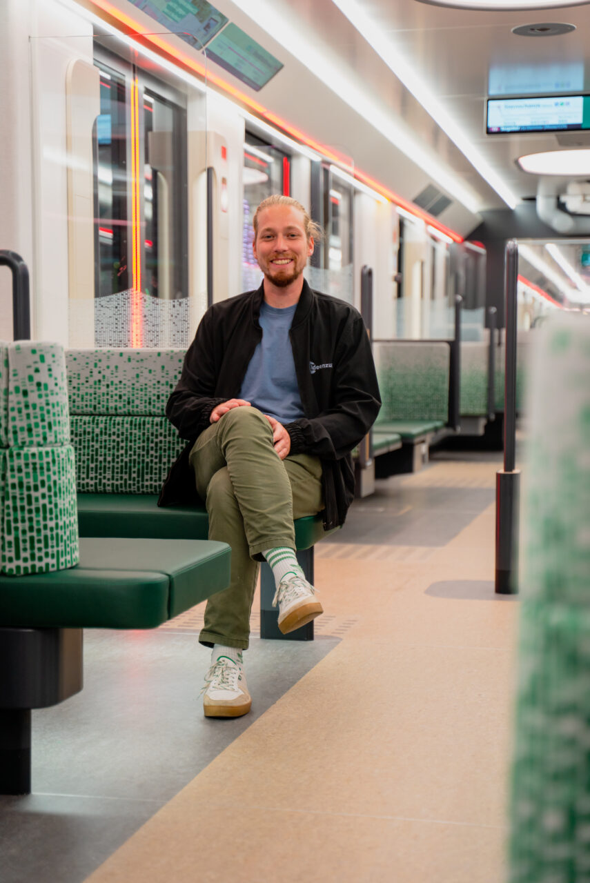 Dominik Schleuter von der Deutschen Bahn